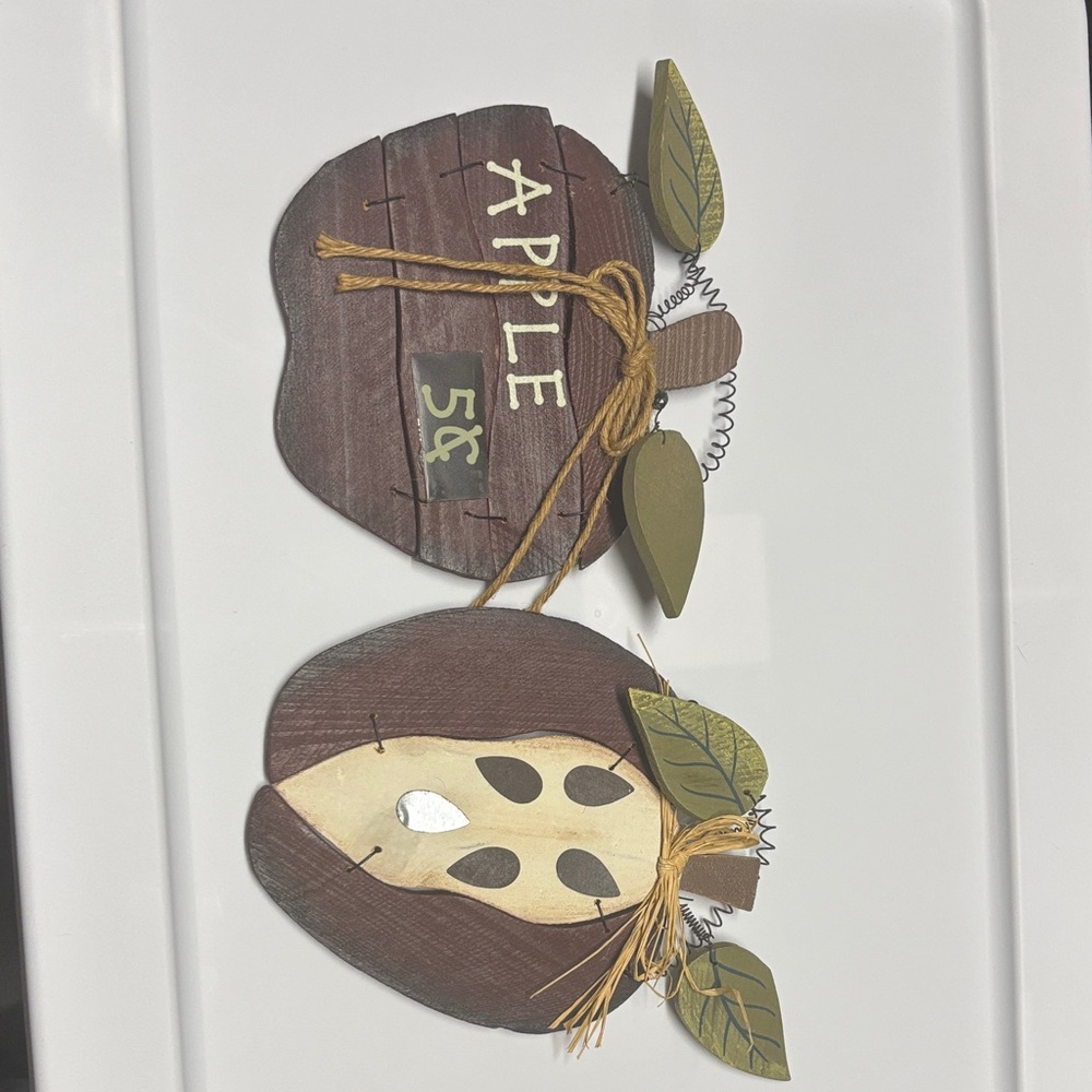 Rustic Brown Apple Wall Decor